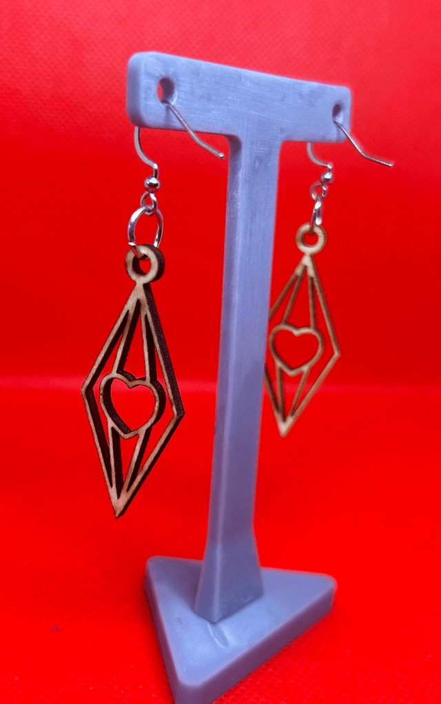 Boucles d'oreilles Collection coeurs - Modele 3