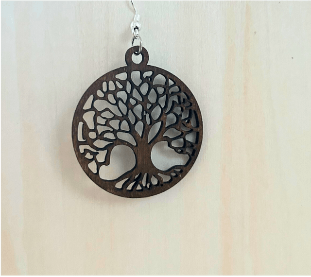 Boucles d'oreilles collection nature - Arbre de vie