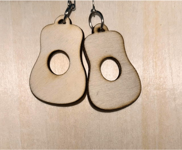 Boucles d'oreilles collection musique - Modèle 2
