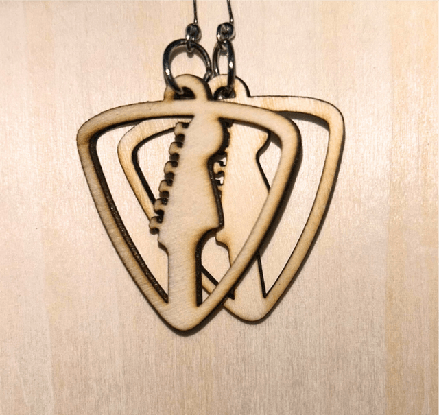 Boucles d'oreilles collection musique - Modèle 3