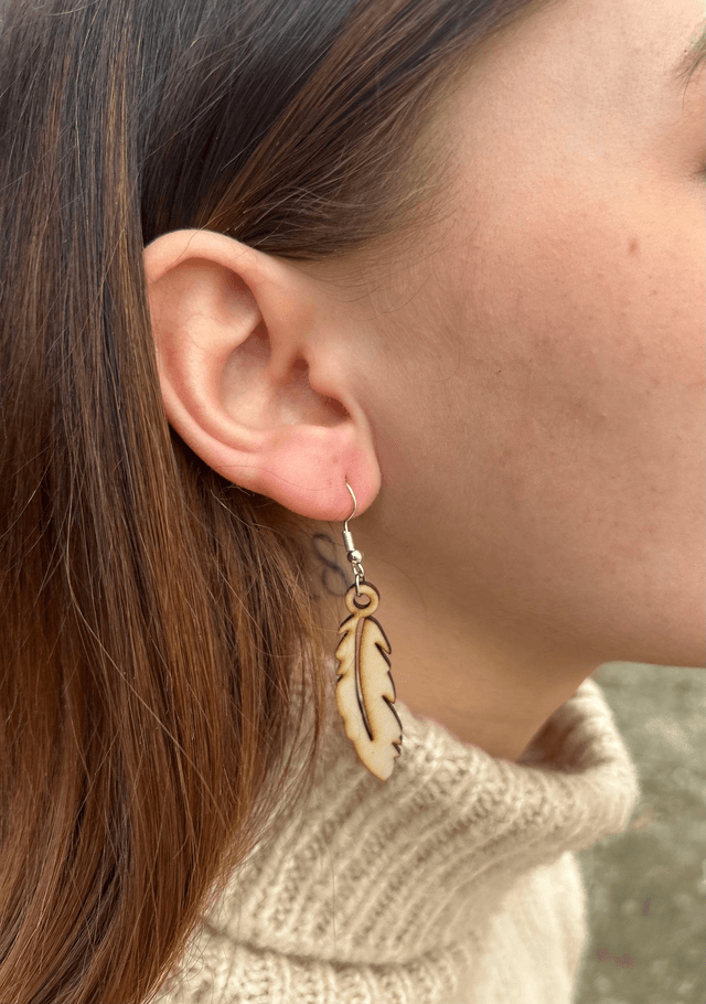 Boucles d'oreilles Collection nature - plumes