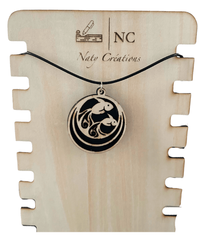 Collier signe astrologique - Poissons