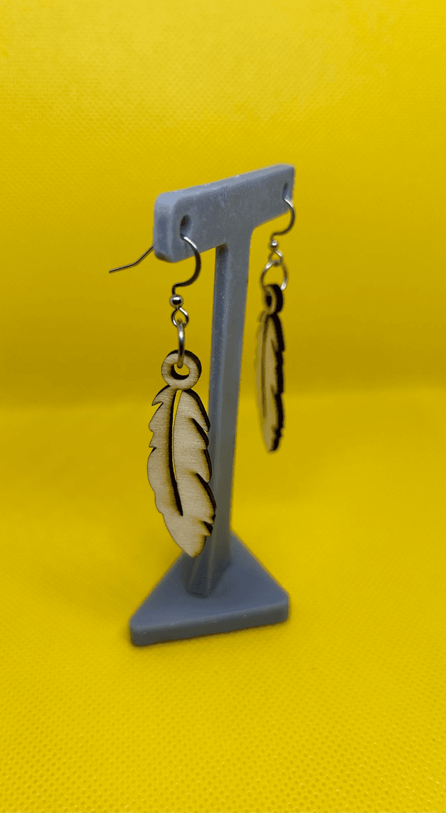 Boucles d&#039;oreilles Collection nature - plumes