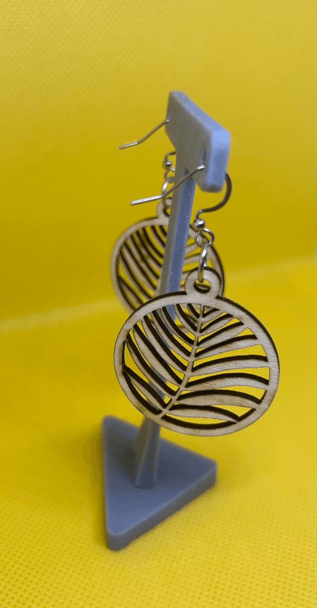 Boucles d&#039;oreilles Collection nature - fougère