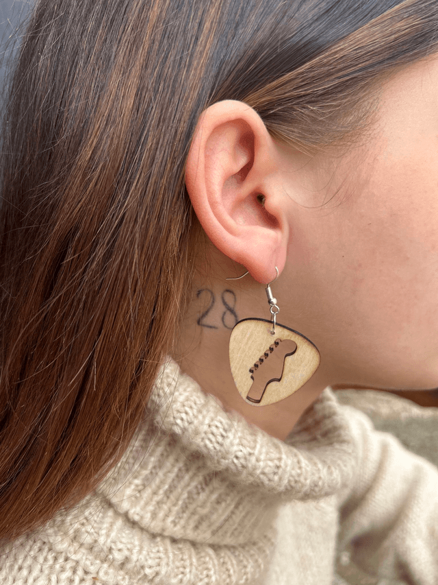 Boucles d&#039;oreilles collection musique - Modèle 1