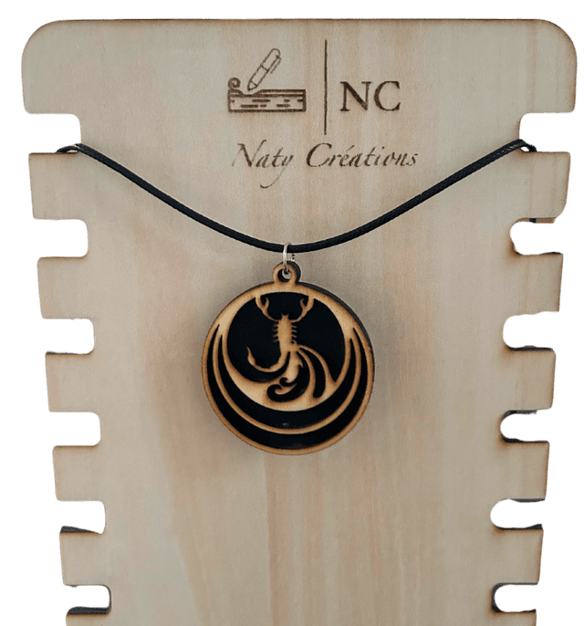 Collier signe astrologique - Scorpion