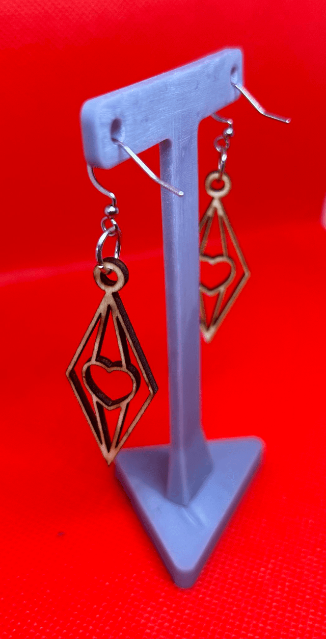 Boucles d&#039;oreilles Collection coeurs - Modele 3